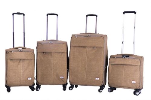 Desert Color Fabric Trolley Convenient Wheel Bags