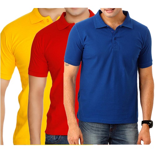 Plain Cotton Mens Polo Neck T-Shirts, Feature : Quick Dry, Anti-Shrink