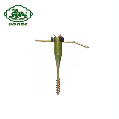 Umbrella Groud Spike Metal Screw Base