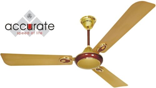 Royal Gold Ceiling Fans, Color : Golden