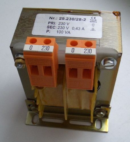 Isolation transformer, Phase : Single Phase