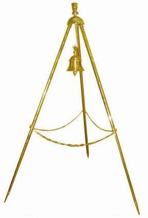 3 Kg Brass Bell Stand, Feature : High Durability, Robu