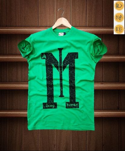 Printed Cotton Mens T-shirts, Size : XL, L, XXL, XXXL