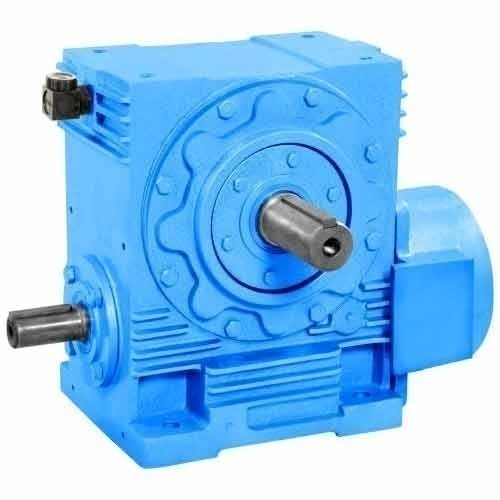 Flange Mounted Worm Gear Reducer, Color : Blue