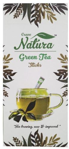 Crave Natura Green Tea Sticks, Certification : FSSAI