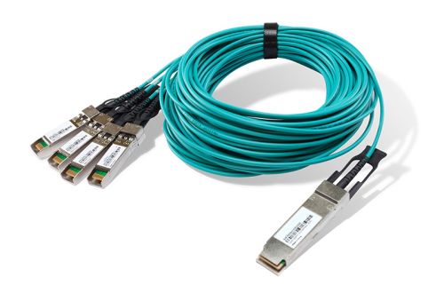 100G QSFP28 To 4SFP28 AOC Active Optical Cable