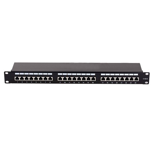 12 Ports 1U CAT6 Patch Panel