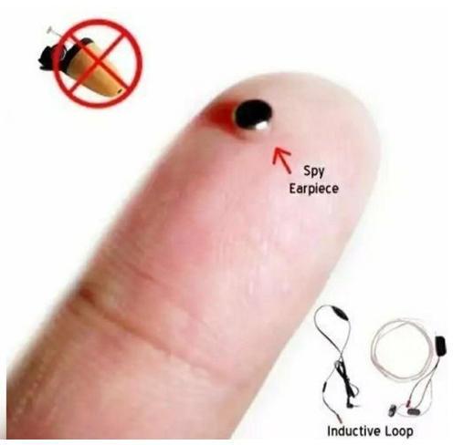 Spy Magnet Earpiece Bug Device, Color : Silver