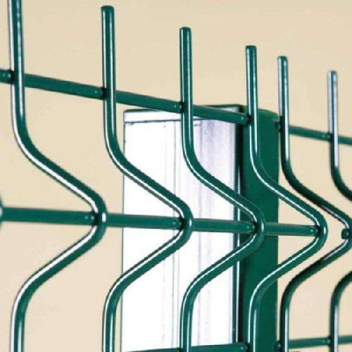 PVC Coated Green Color Welded Mesh Fence Panels