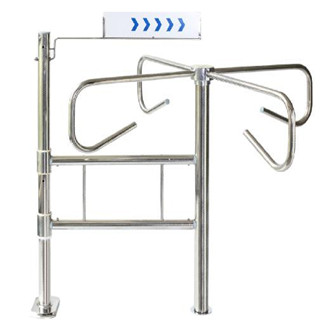Orientation Instructions Turnstile Security Access Control Swing Arm Gate Opener