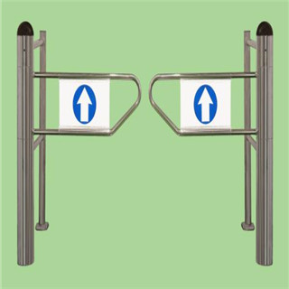 Supermarket Cylindrical Radar Double Open Auto Sensor Swing Shopping Gate/Door