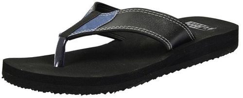 Mens Lite Black Diabetic & Orthopedic MCP Flip Flop Slippers