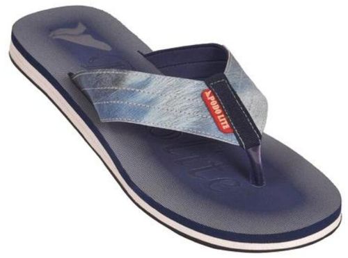 Mens Blue Denim MCP Flip Flop Slippers