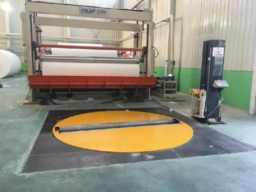 Fully Automatic Fabric Roll Wrapping Machine