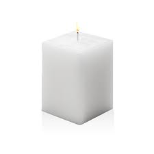 Bright Light Wax Color Square Candle, Color : Red, White, Green