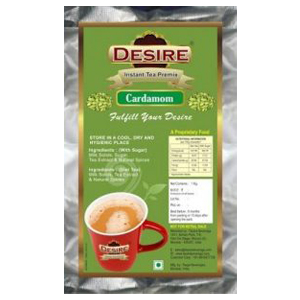 Desire Cardamom Instant Tea Premix, Packaging Size : 50g, 100g, 200g