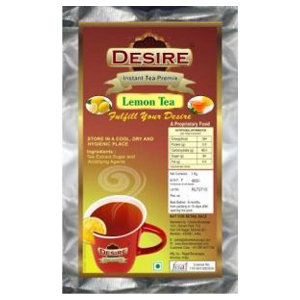 Desire Lemon Tea Premix, Packaging Type : Packet