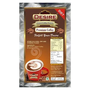 Desire Premium Coffee Premix, Packaging Type : Packet