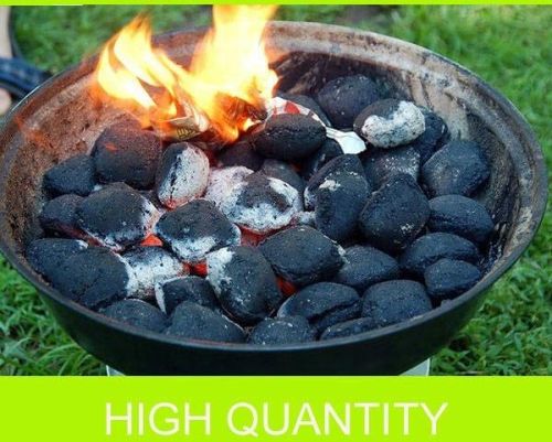Coconut shell charcoal briquettes