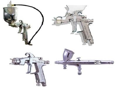 Manaul Mild Steel Manual Paint Spray Guns, For Car, Furniture, Machinery Items, Spraying, Working Pressure : High