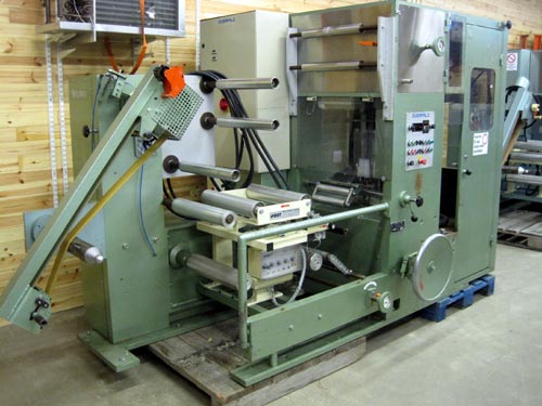 Single Deck High Speed Nonwoven Folding Machine Overfalz A 100/vk.