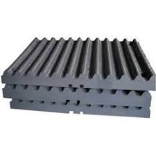 Non Polished Carbon Steel Crusher Jaw Plate, For Stones, Shape : Rectangular