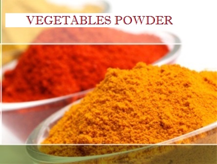 Vegetables powder