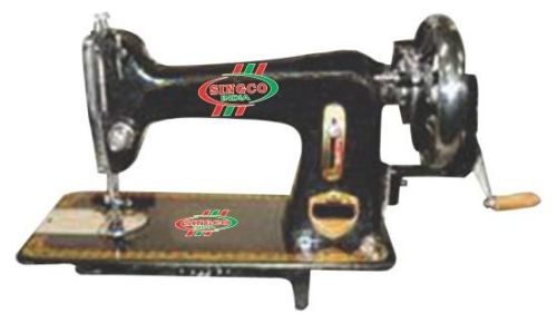 Manual Link Domestic Sewing Machine, Color : Black Brown