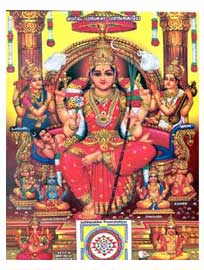 Santoshi Mata Sticker