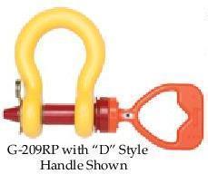 Crosby G 209 RP Subsea Shackles With D Or F Style Handle