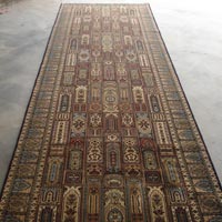Rectangular Wool Single Knot Carpets, Color : Multicolor