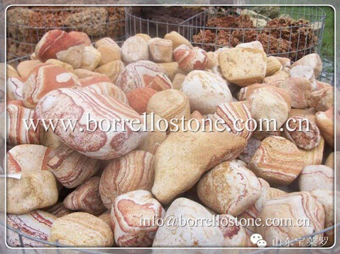 Wood vein sandstone Garden Pebble Stone