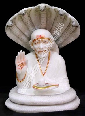 Sai Baba With Snake