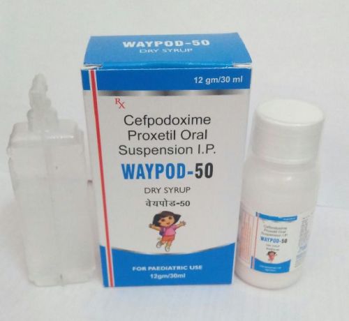 Waypod-50 Dry Syrup, Packaging Type : Plastic Bottle