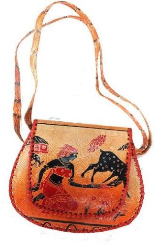 Leather Hand Painted Bags