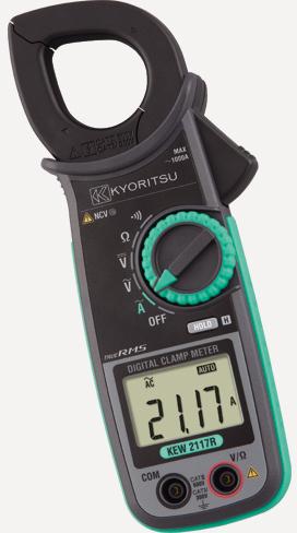 KYORITSU Clamp Meters Kew 2117r, Display Type : Digital