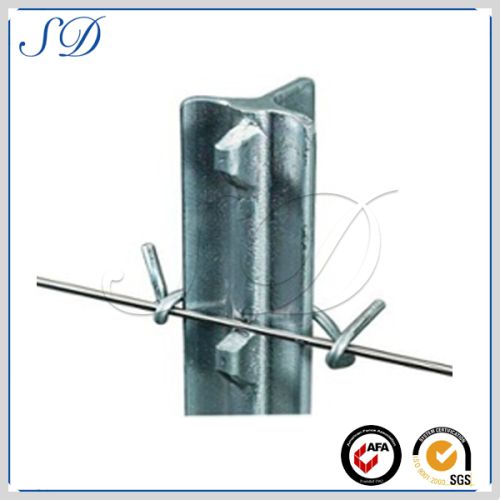 6' Long Green Painted Fence Posts