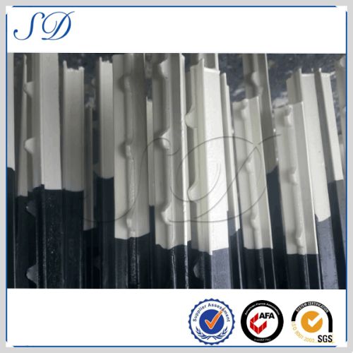 Farm Fence Metal Posts Green Painted Studded T Post