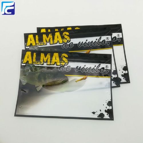 Customized Soft Plastic Bait Fishing Lure Ziplock Bags