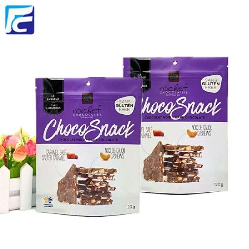 Food Grade Resealable Stand Up Pouch For Chips