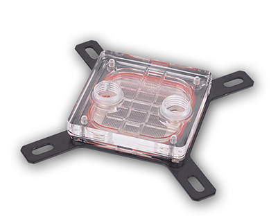 Copper Transparent Computer System Water Block