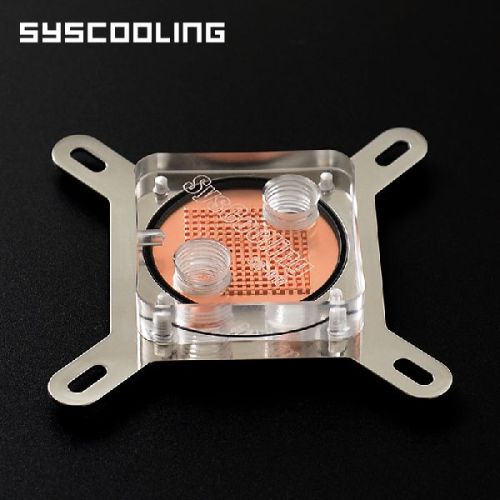 Pure Copper Acrylic Cover CPU Water Block