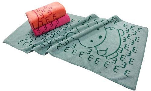 Absorbent Drying Pigment Printing Microfiber Bath Towels