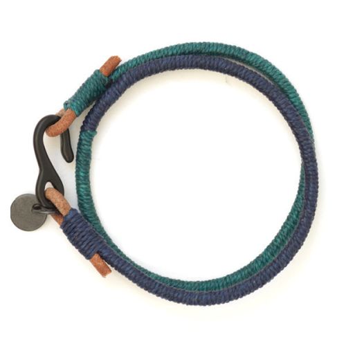 Handmade Colorful Brass Plated S Hook Leather Bracelet