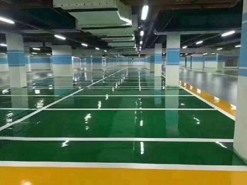 Brilliant Green Epoxy Self-leveling