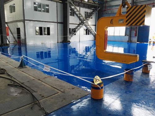 Peacock Blue Waterborne Epoxy Floor Paint