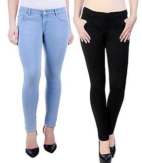 Plain Denim Ladies Jeans, Feature : Easy Washable