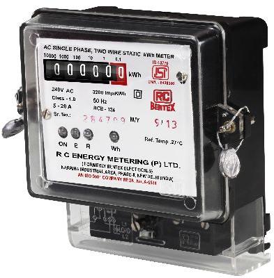 Single Phase Electronic Energy Meter, Display Type : Counter