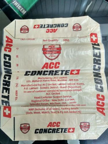 Printed Block Bottom Bag, Capacity : 25kg, 50kg, 5kg