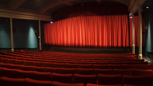 Plain Auditorium Curtains, Color : Black, Blue, Green, Red